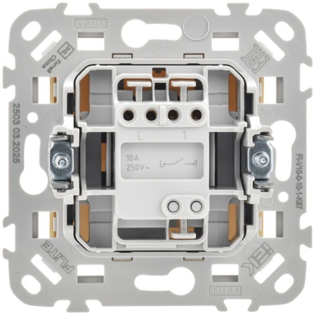 Выключатель 1-кл. СП FLITE ВС11-1-0-ФлСл 10А механизм сливочный IEK FI-V10-0-10-1-K86