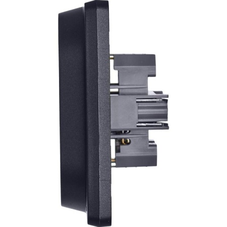 Розетка Inspiria 16А 250В 2х2P+E немецк. стандарт антрацит IEK 673753