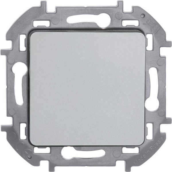 Выключатель 1-кл. Inspiria 10А IP20 250В 10AX механизм алюм. IEK 673602