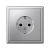 Розетка ArtGallery 16А с заземл. защ. шторки механизм алюм. SE GAL000345