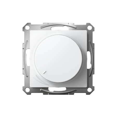 Светорегулятор поворотно-нажимной AtlasDesign 400Вт механизм бел. SE ATN000123