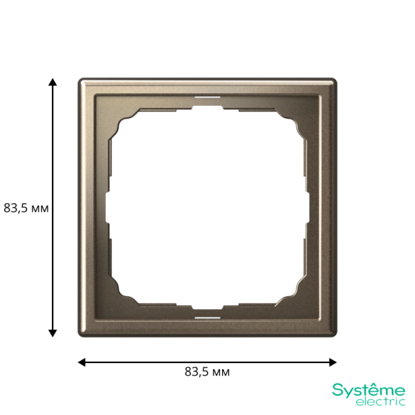 Рамка 1-м ArtGallery мокко SE GAL000601