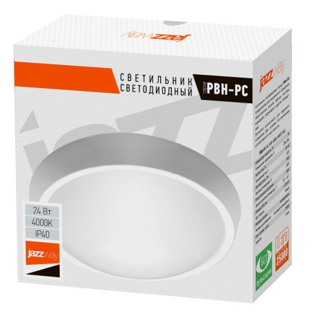 Светильник светодиодный "Банник" PBH-PC-RA 24Вт 4000К IP65 ЖКХ ДБП пылевлагозащ. white Pro JazzWay 5020788