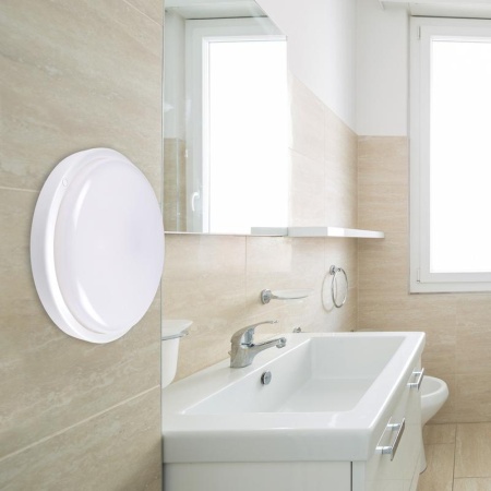 Светильник светодиодный "Банник" PBH-PC2-RS SENSOR 8Вт 4000К IP65 ЖКХ ДБП пылевлагозащ. с микроволнов. датчиком Pro JazzWay 2852113