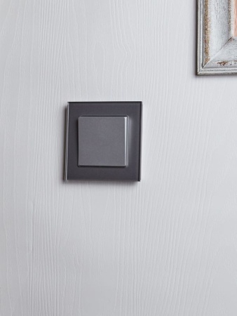 Выключатель 1-кл. СП BRITE ВС10-1-0-БрА 10А механизм алюм. IEK BR-V10-0-10-K47