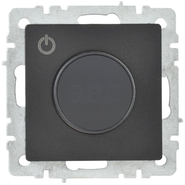 Термостат электронный с индик. BRITE СП IP20 ТС10-1-БрЧ механизм черн. IEK BR-RT11-K02