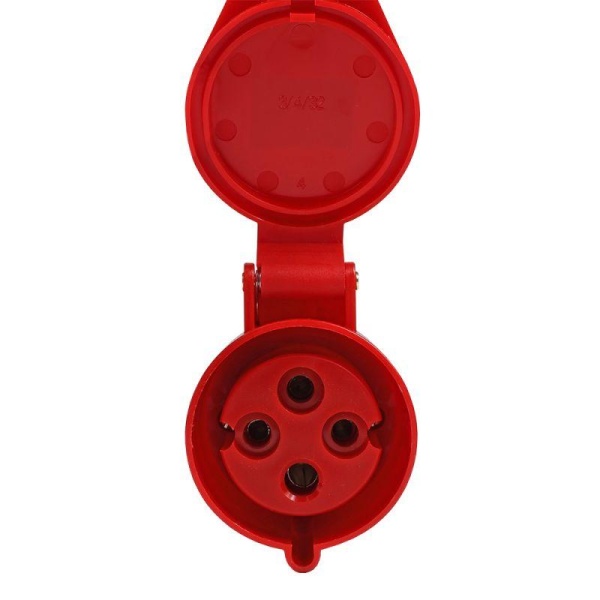 Розетка кабельная 224 32А 380AC 3P+PE 6ч IP44 КЭАЗ 222752