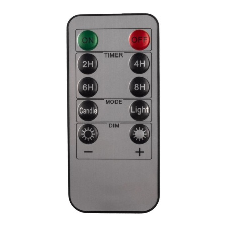 Свеча декоративная CL7-SET3-sr с пультом 3хAAA для каждой свечи (не в компл.) серебр. (уп.3шт) ФАZА 5018792