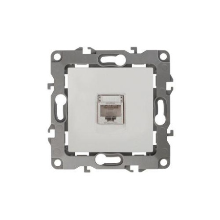 Розетка компьютерная Эра12 12-3107-01 RJ45 бел. Эра Б0014723