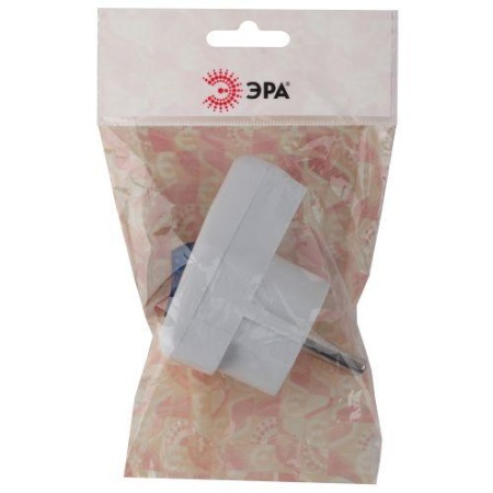 Вилка с заземл. с выкл. 16А бел. Vx5-W ЭРА Б0039675