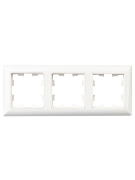 Рамка 3-м BRITE РУ-3-Бр бел./бел. IEK BR-M32-12-K01