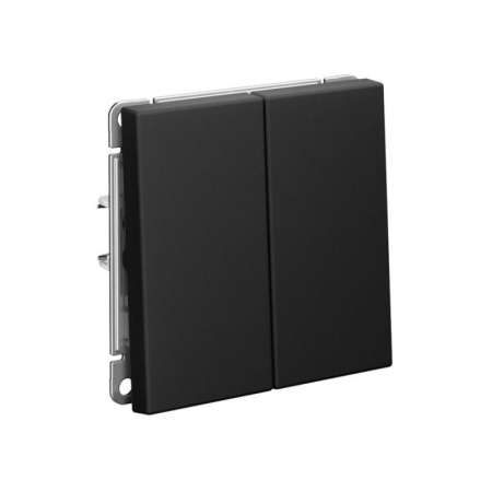 Выключатель 2-кл. ArtGallery (сх. 5) 10AX механизм карбон SE GAL001051